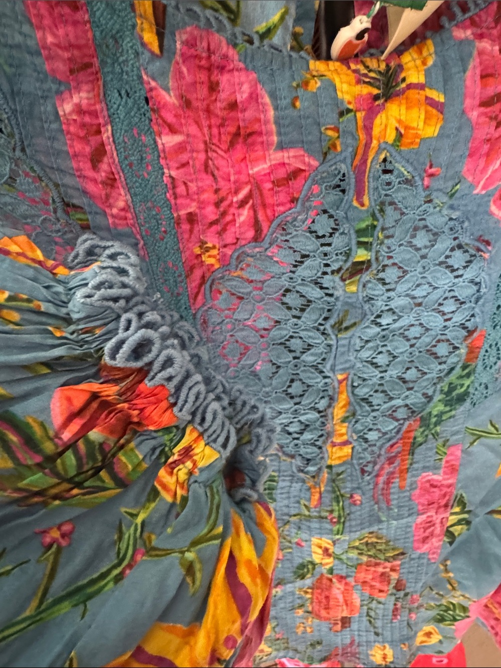 FARM Rio Blue Toucans Garden Blouse - Picture 5 of 11